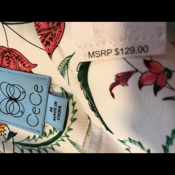 NWT CeCe summer dress. Fit & flare. - Picture 5 of 5